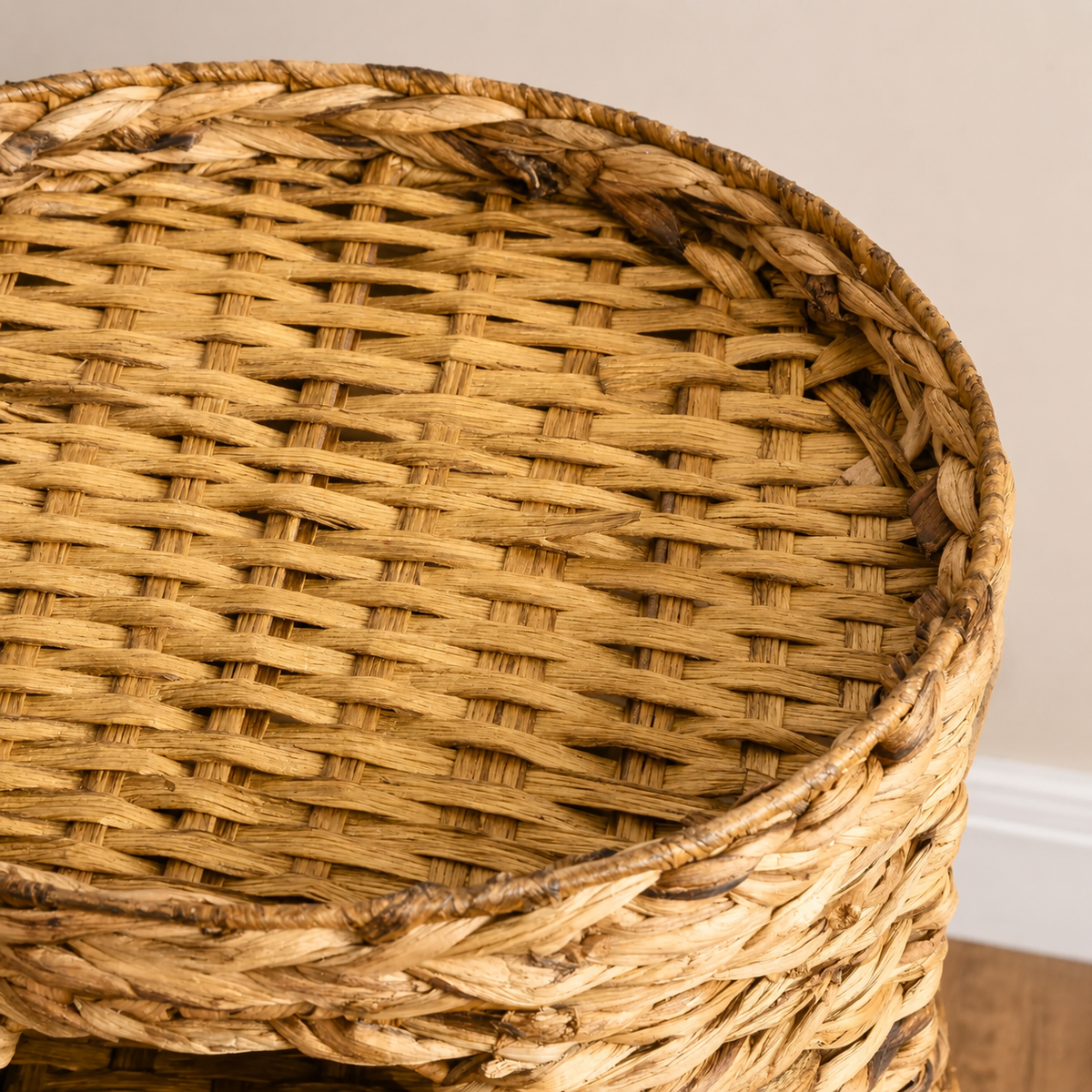 Tour pour chat en osier seagrass