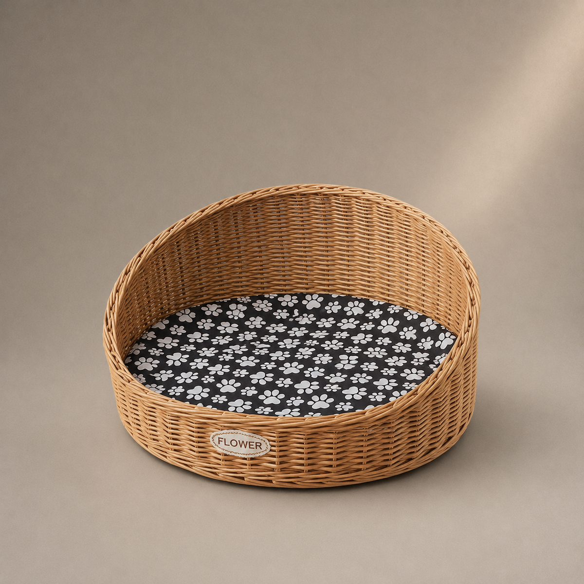 Panier pour chat en osier grande taille