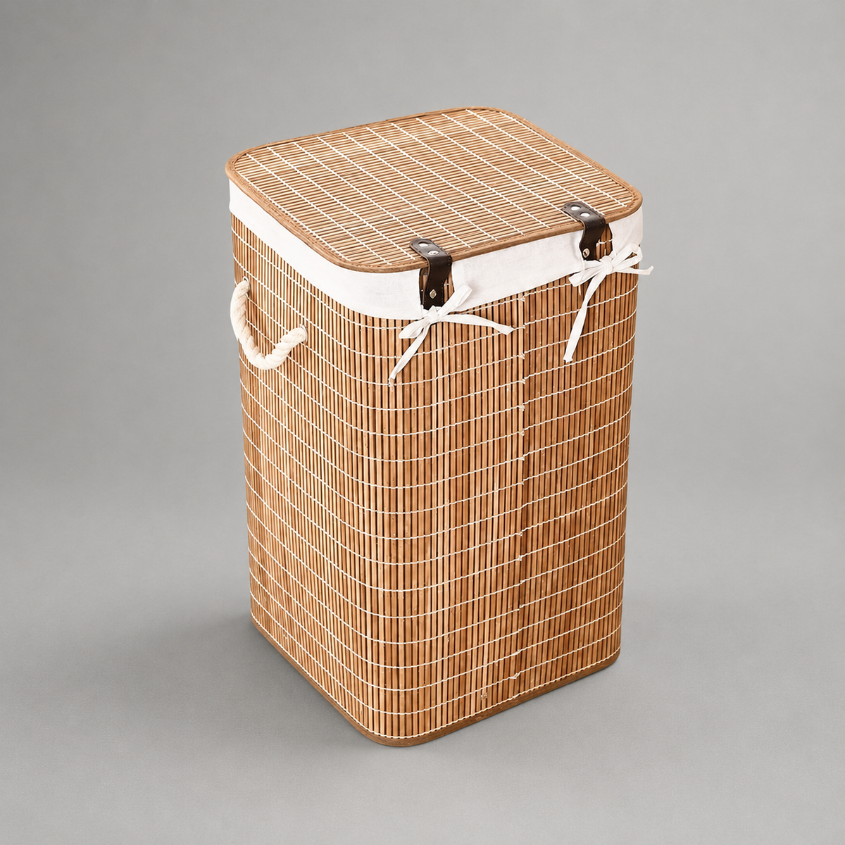 Panier à linge osier simple