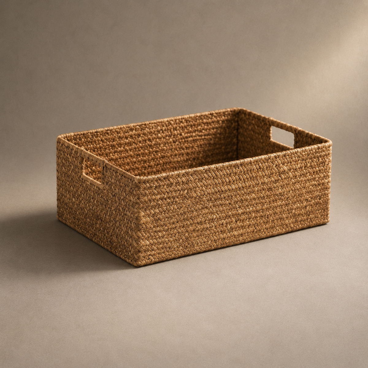 Panier  rangement en osier réctangulaire