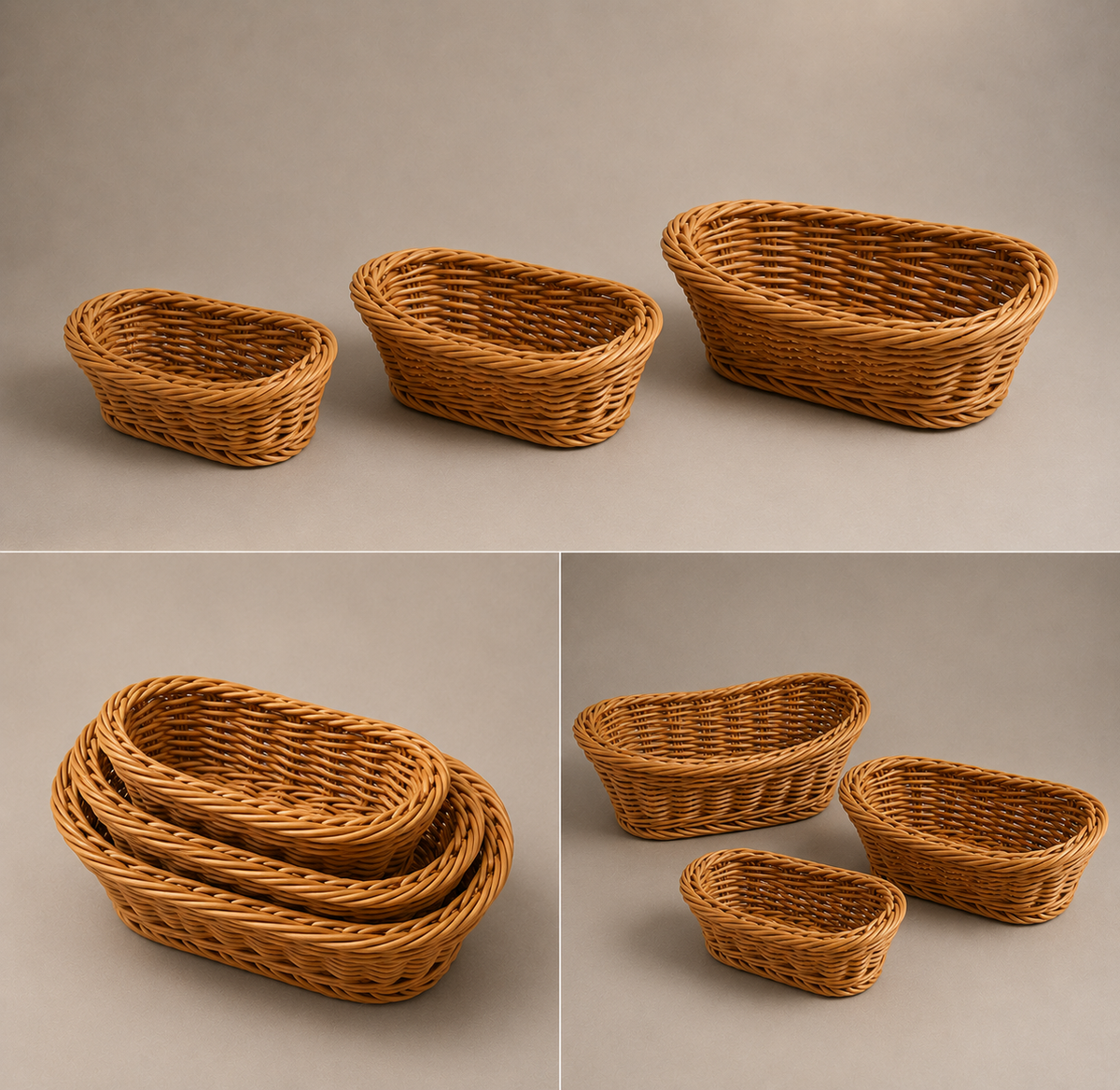 Panier en osier à pain
