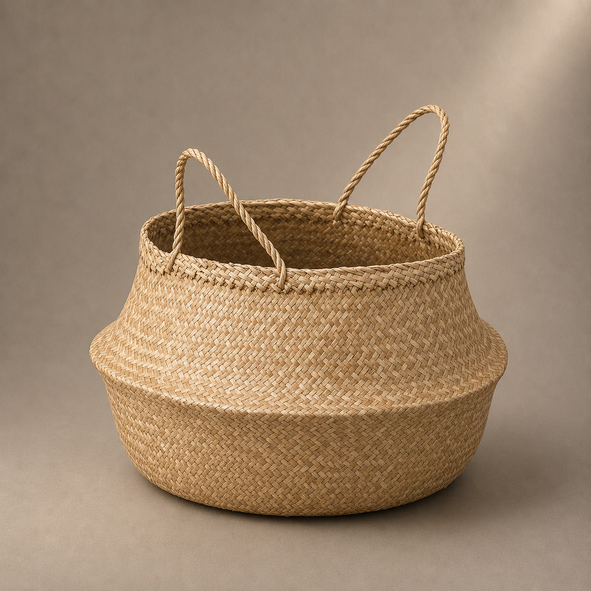 Panier de rangement en osier multifonction