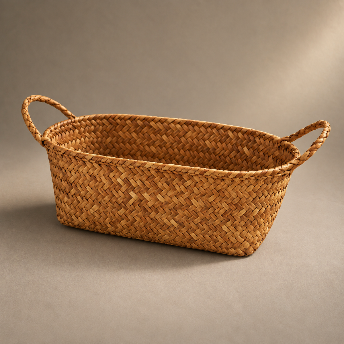 Panier Alba en Osier Tressé avec Anses