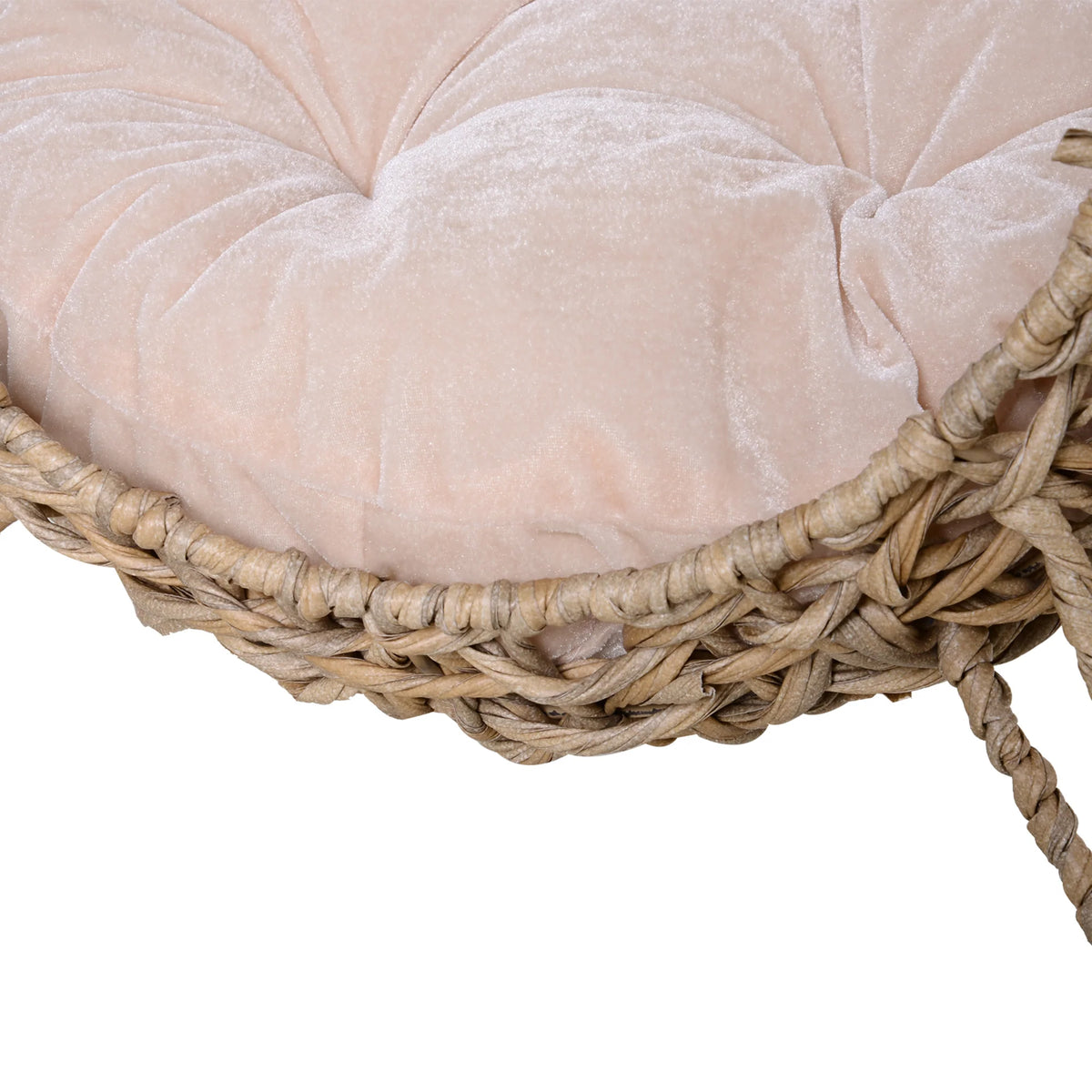 Panier pour chat en osier pieds surélevés