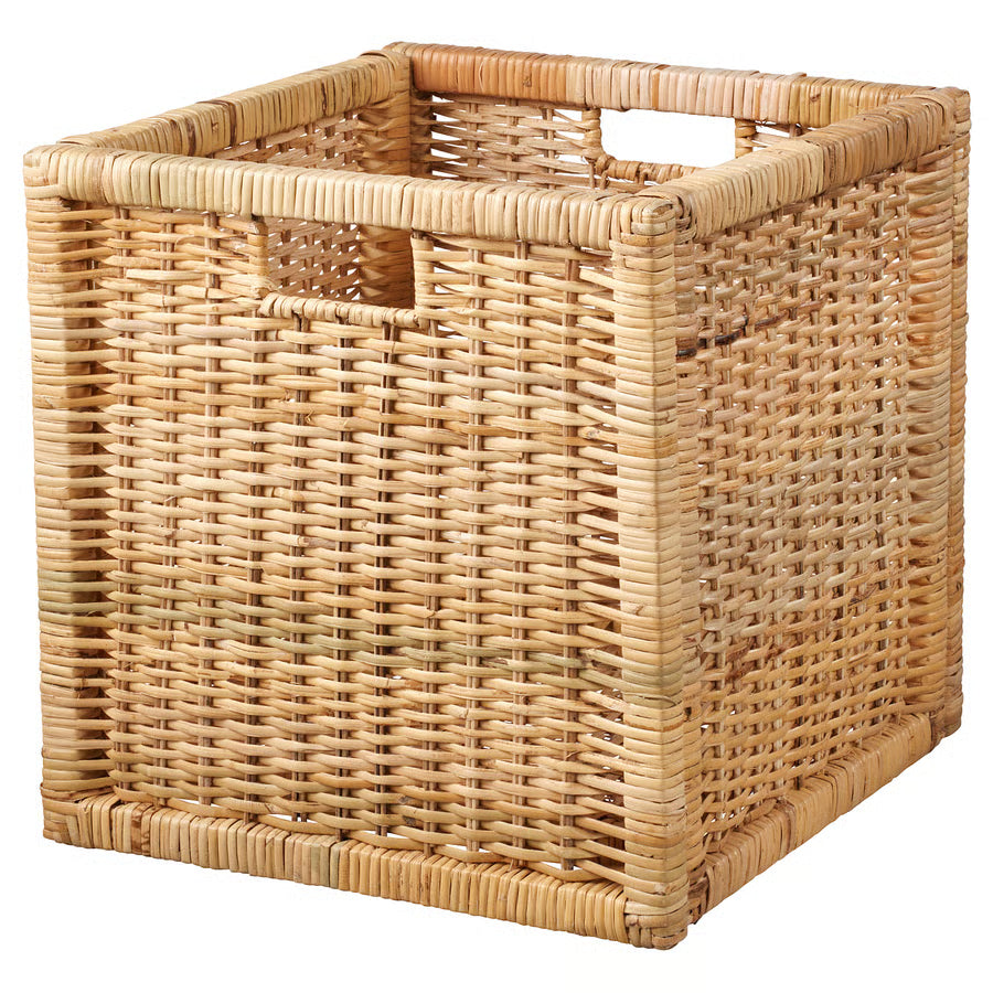 Panier rangement en osier lissées