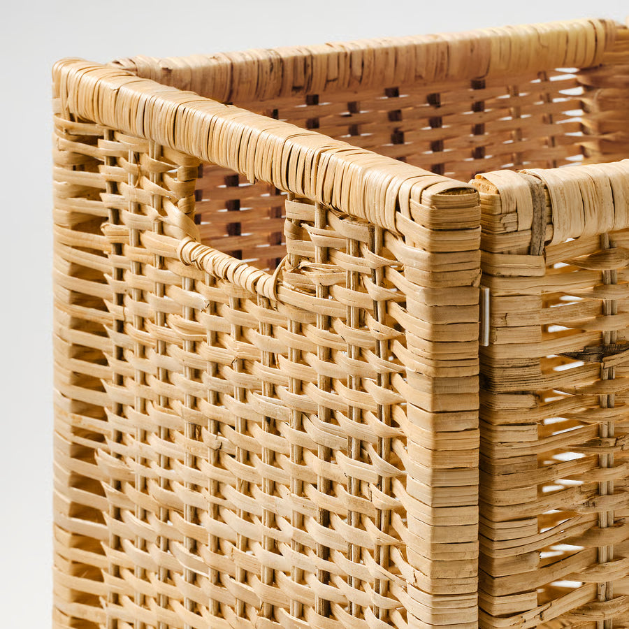 Panier rangement en osier lissées
