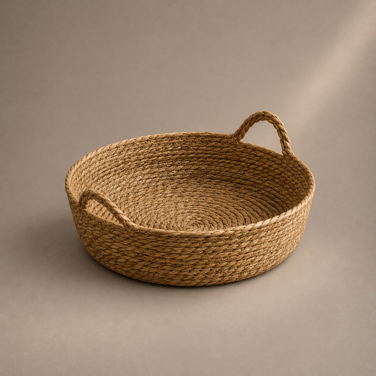 Panier pour chat en osier avec matelas