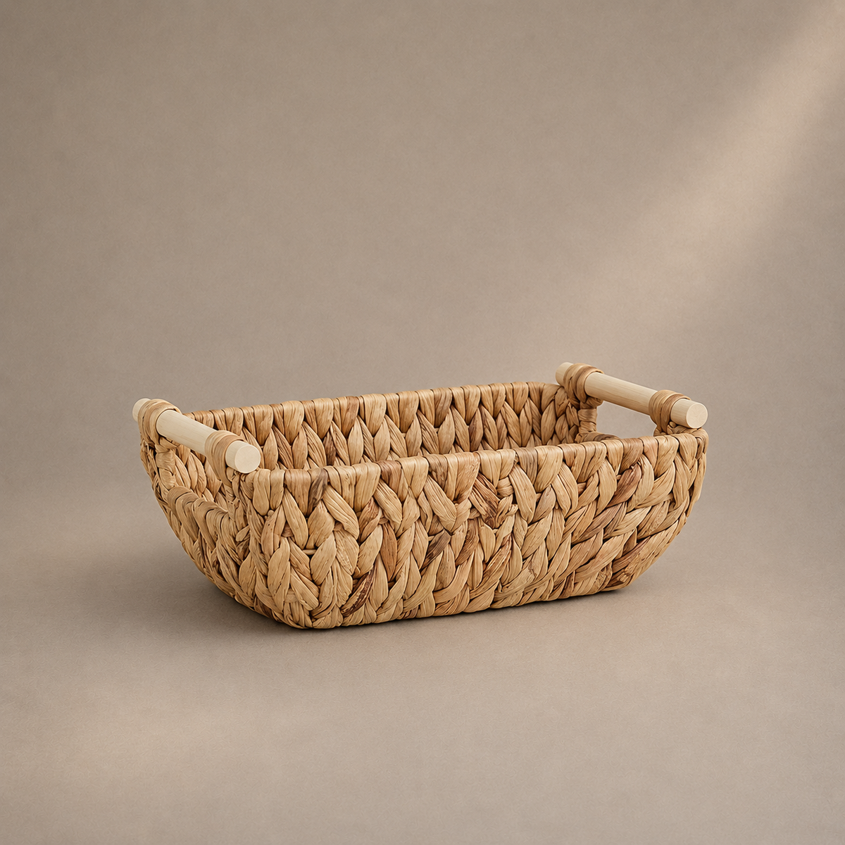 Panier rangement en osier tissé à la main