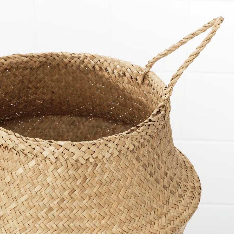 Panier de rangement en osier multifonction