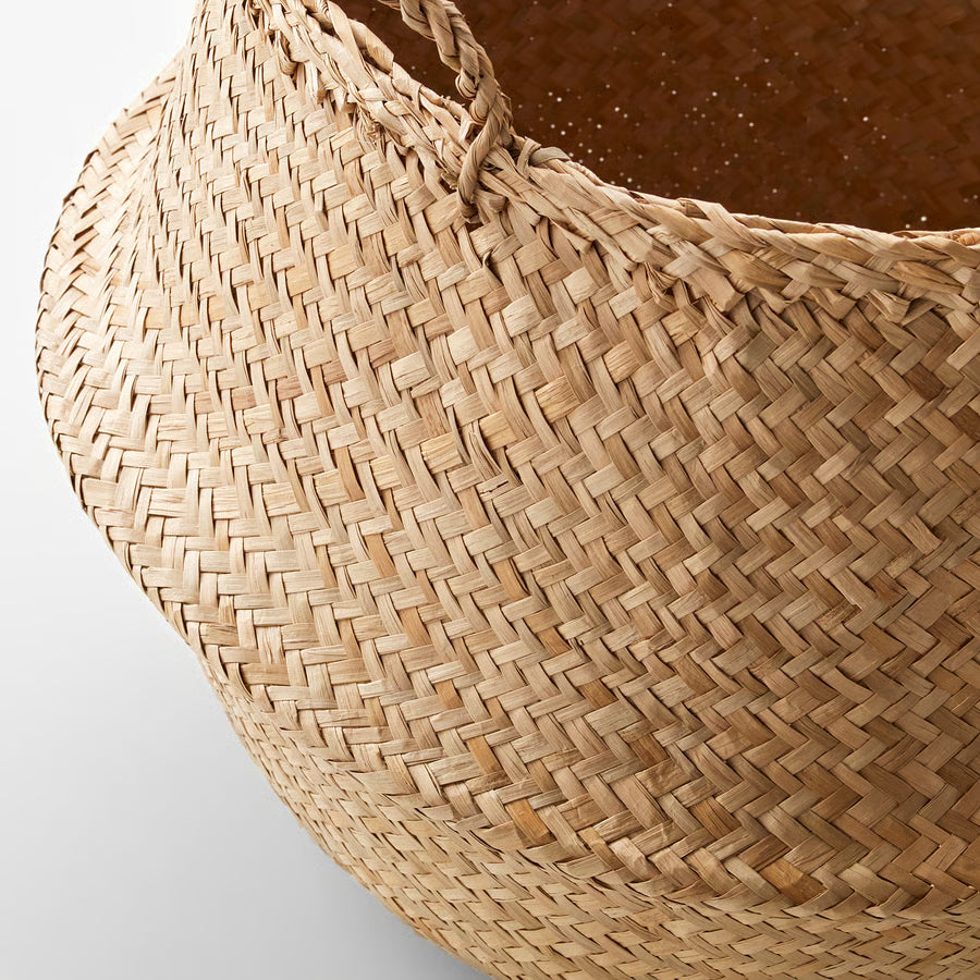 Panier de rangement en osier multifonction